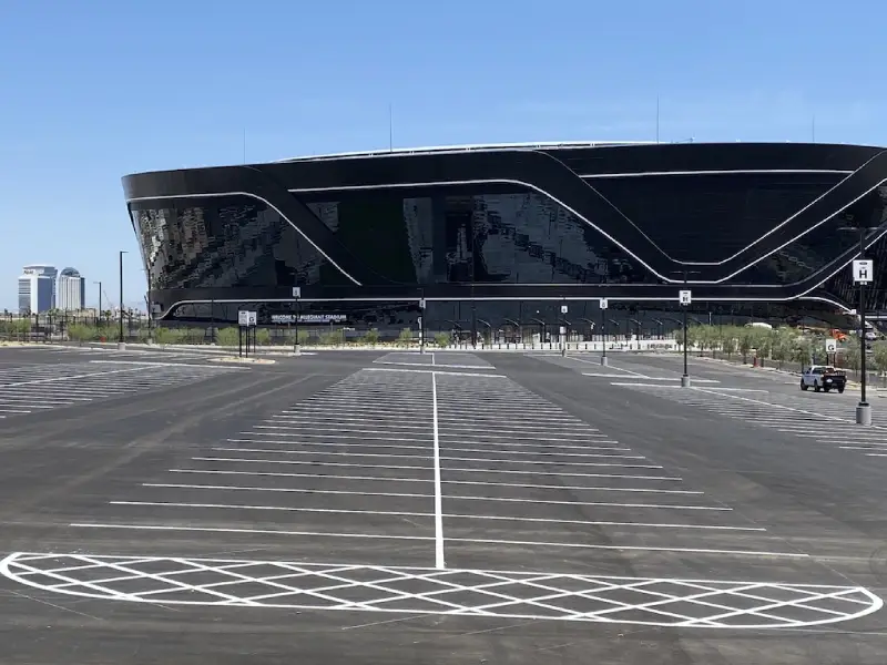 Raiders Stadium | Parking Lot Striping | Las Vegas